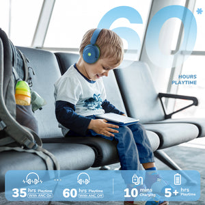 iClever BTH20 Active Noise Cancelling Headphones for Kids (UK)