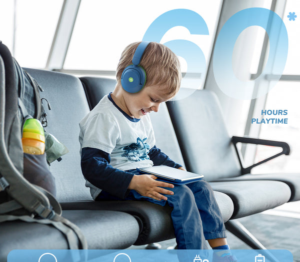iClever BTH20 Active Noise Cancelling Headphones for Kids (UK)